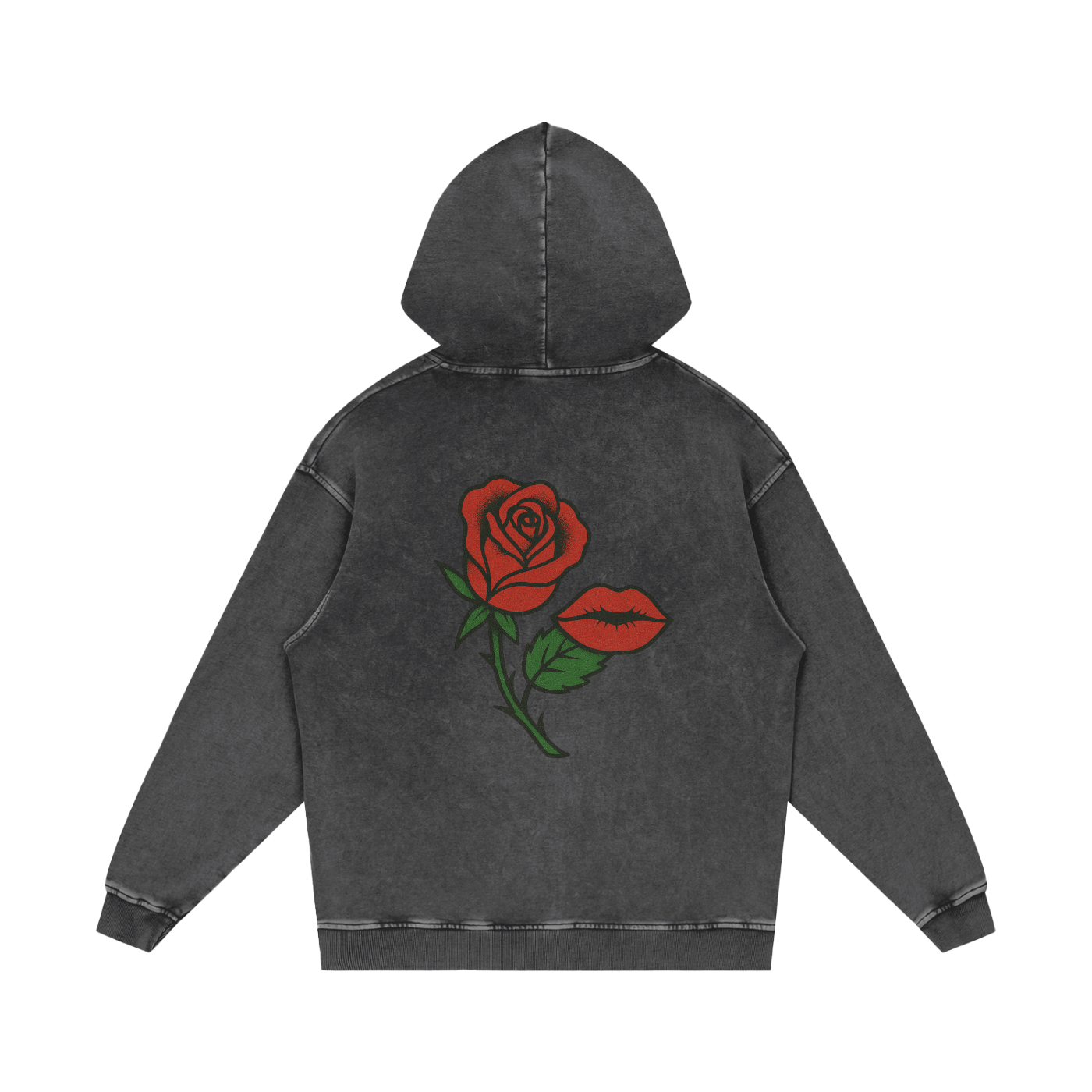Solar Apparel Red Roses Hoodie