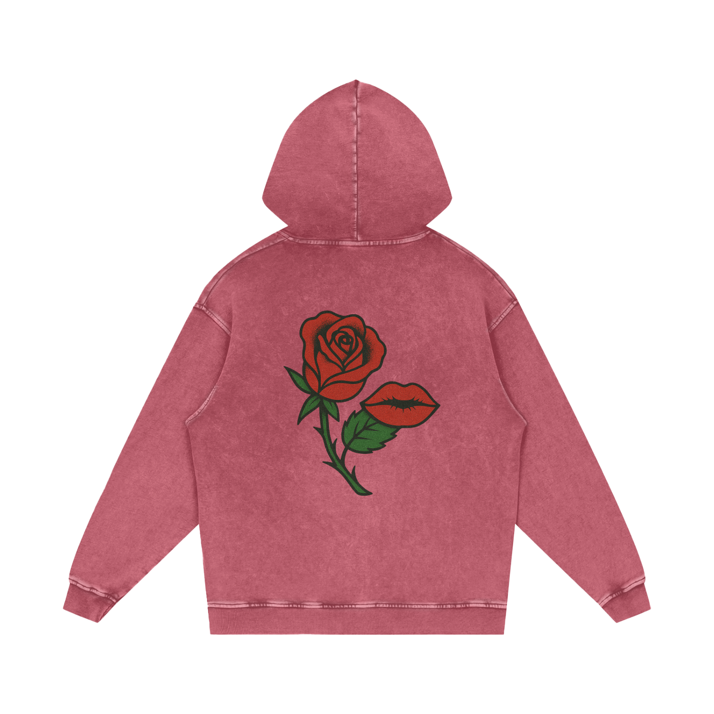 Solar Apparel Red Roses Hoodie