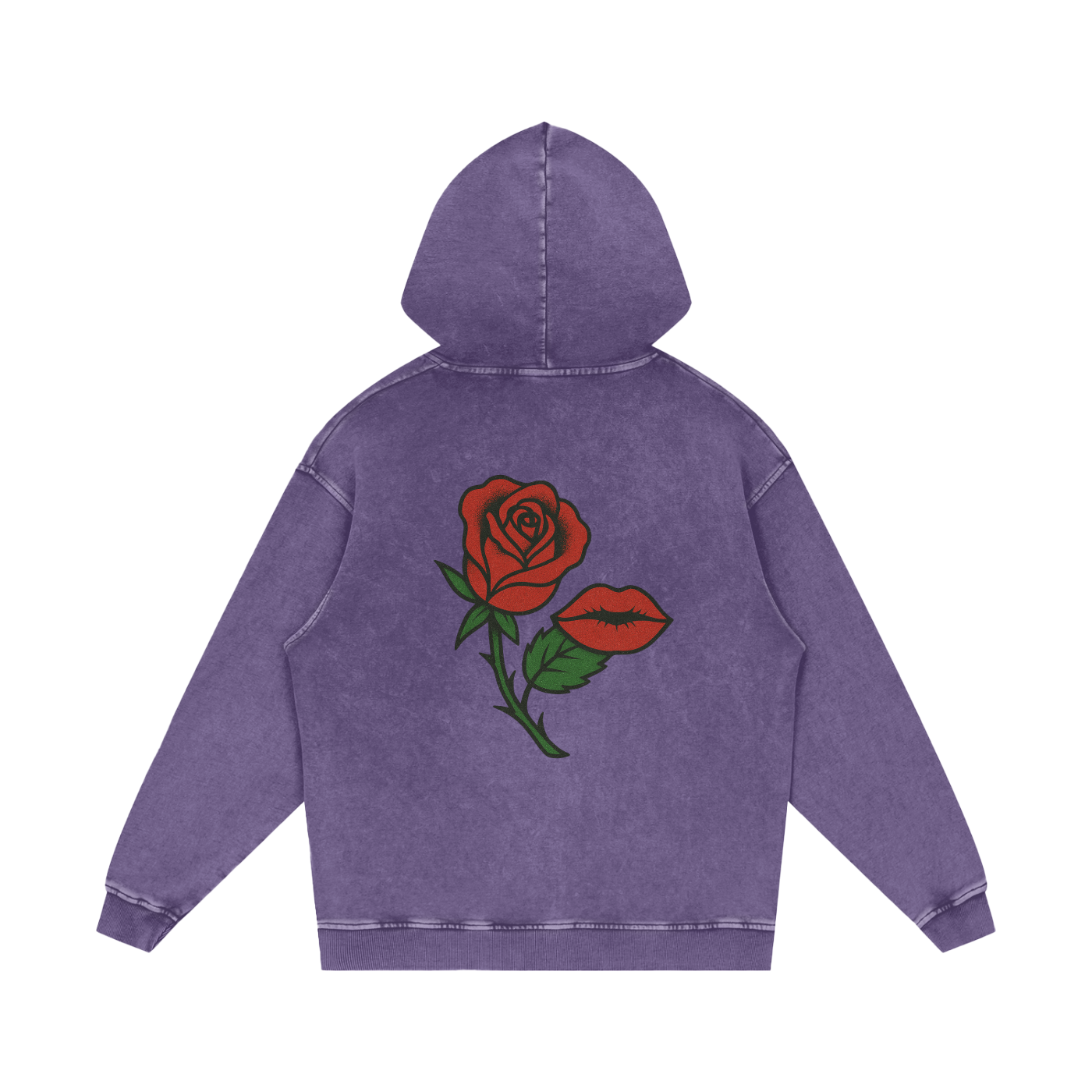 Solar Apparel Red Roses Hoodie
