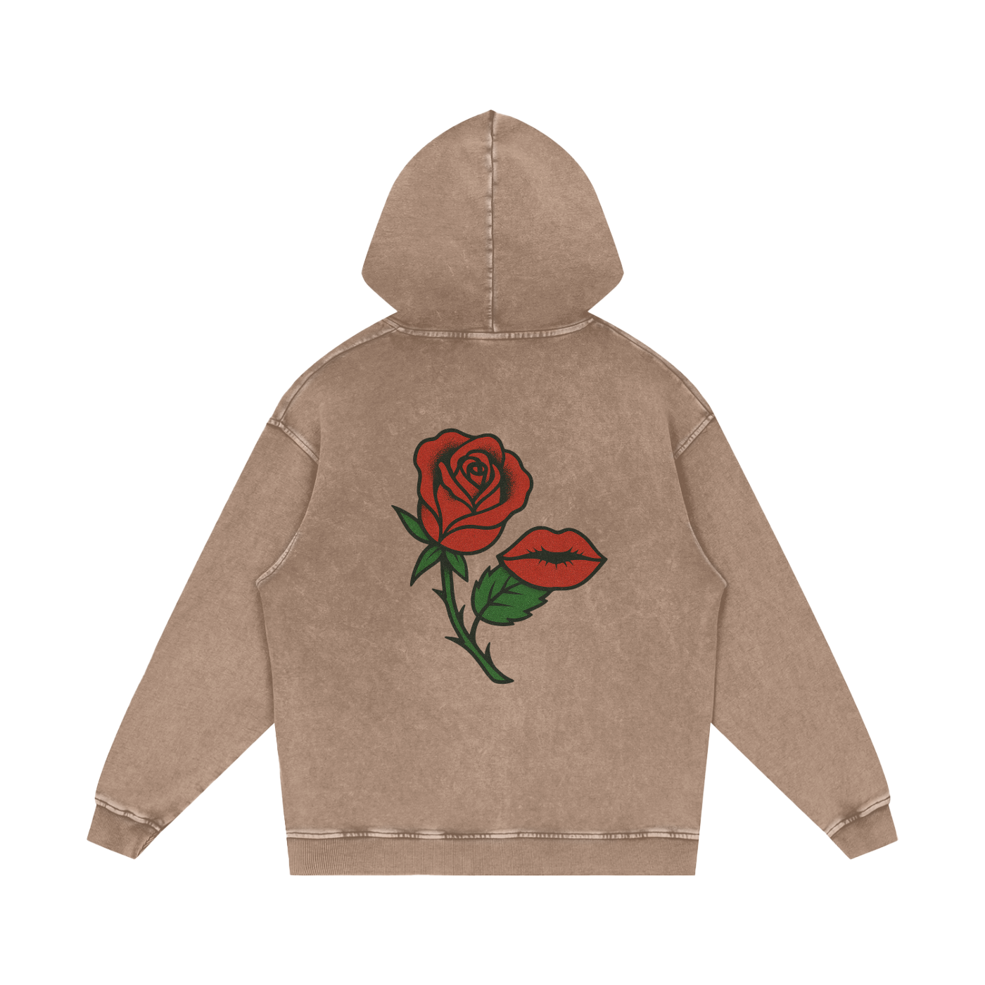 Solar Apparel Red Roses Hoodie