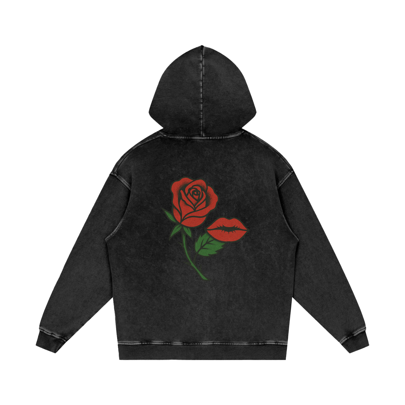 Solar Apparel Red Roses Hoodie